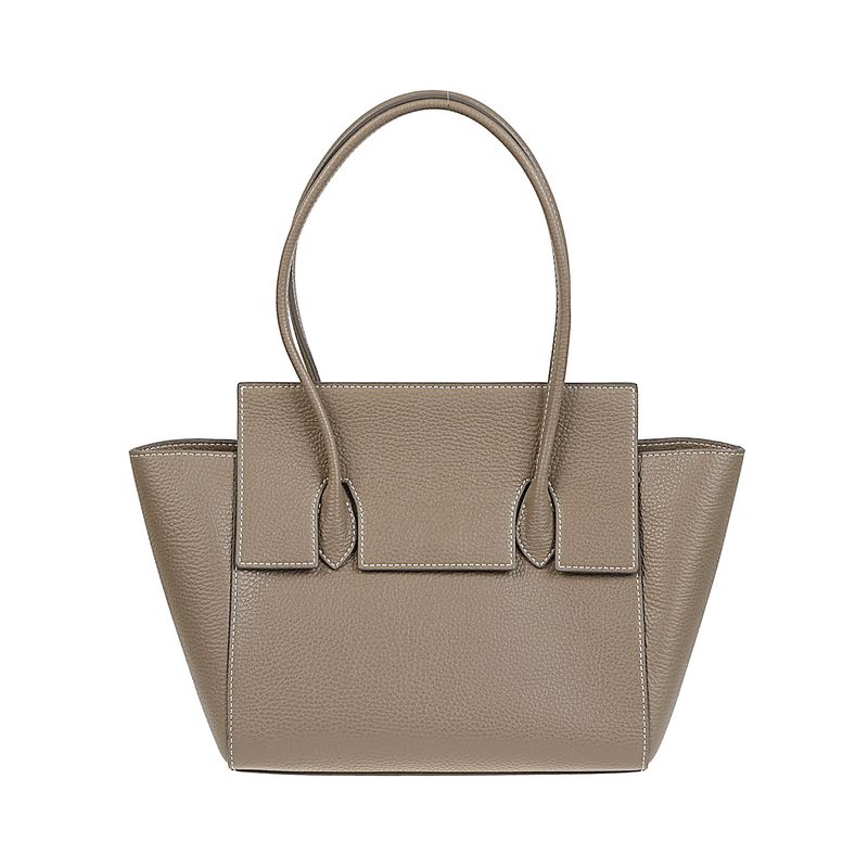 Rounn Women Felice Flap Leather Tote Bag